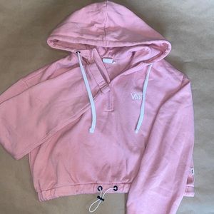 Crop, Pink Hoodie